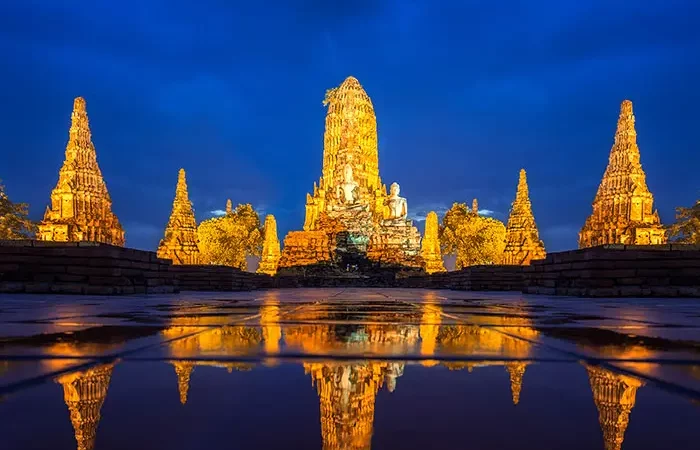 Les Illuminations exceptionnelles des Temples d’Ayutthaya