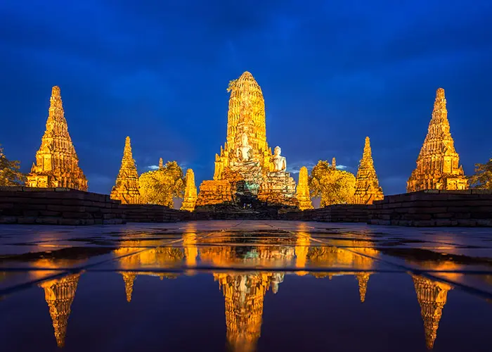 Les Illuminations exceptionnelles des Temples d’Ayutthaya