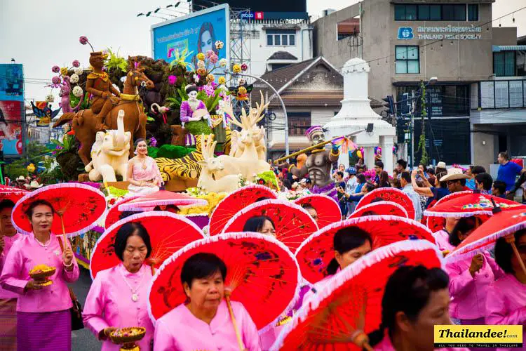 Chiang mai fete des fleurs