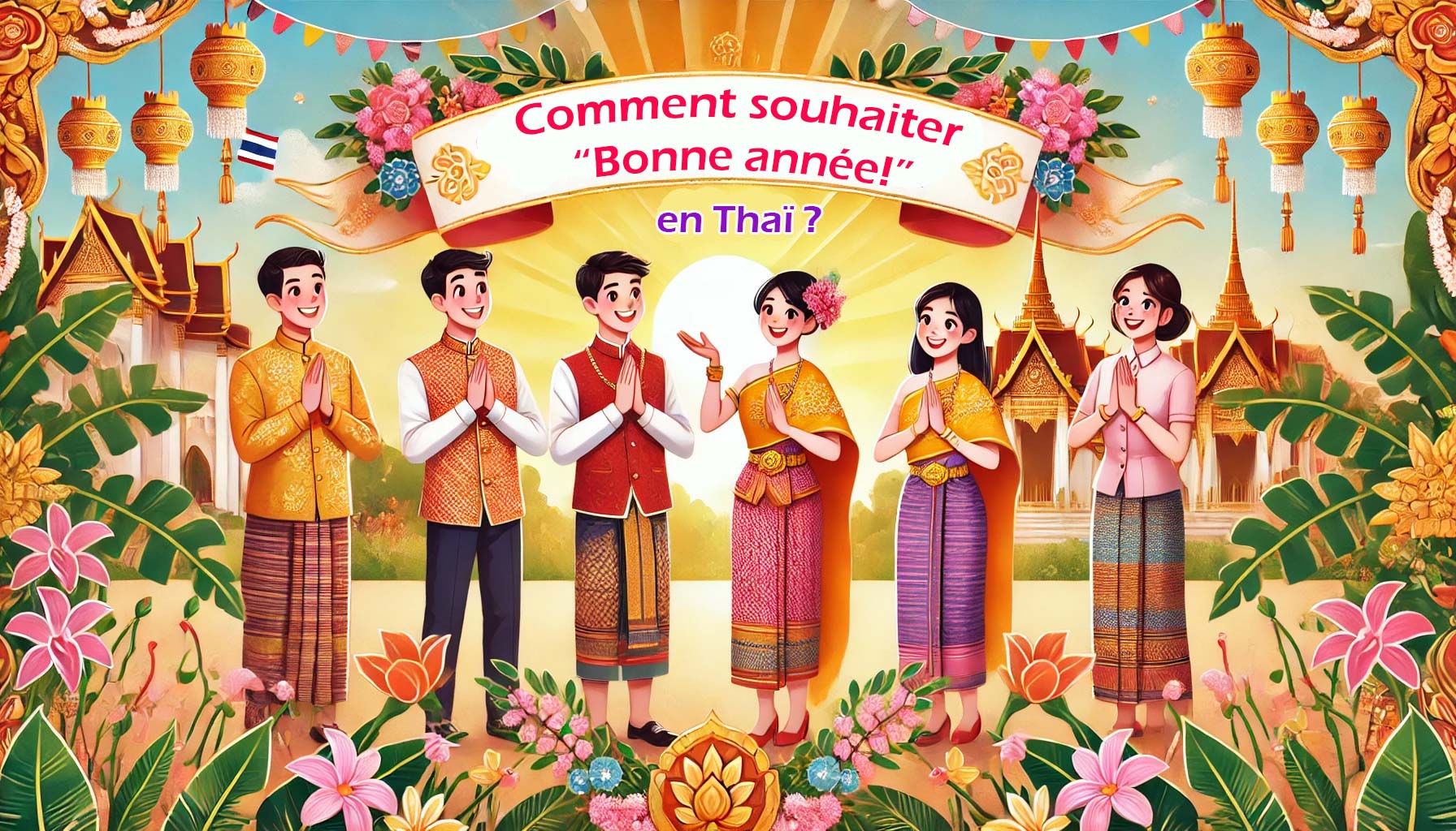 Souhaiter la bonne année en Thaïlandais