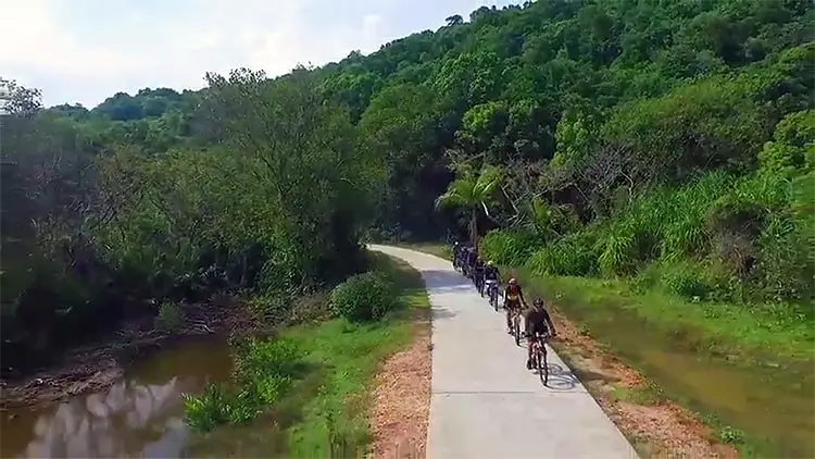 tour à vélo koh samui thailande