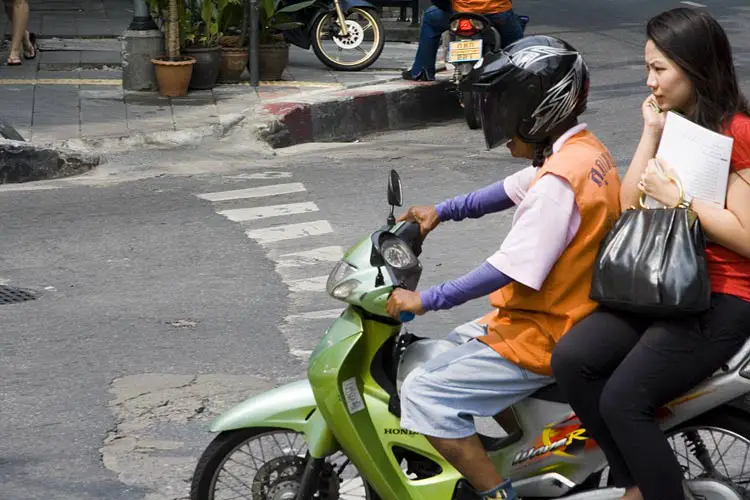 Moto-taxis Thailande