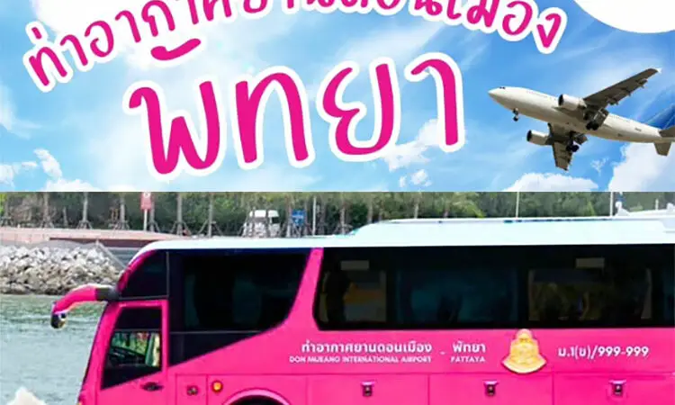 Nouveau service de bus de 1ère classe entre Suvarnabhumi ou Don Muang Airport et Pattaya et Hua Hin