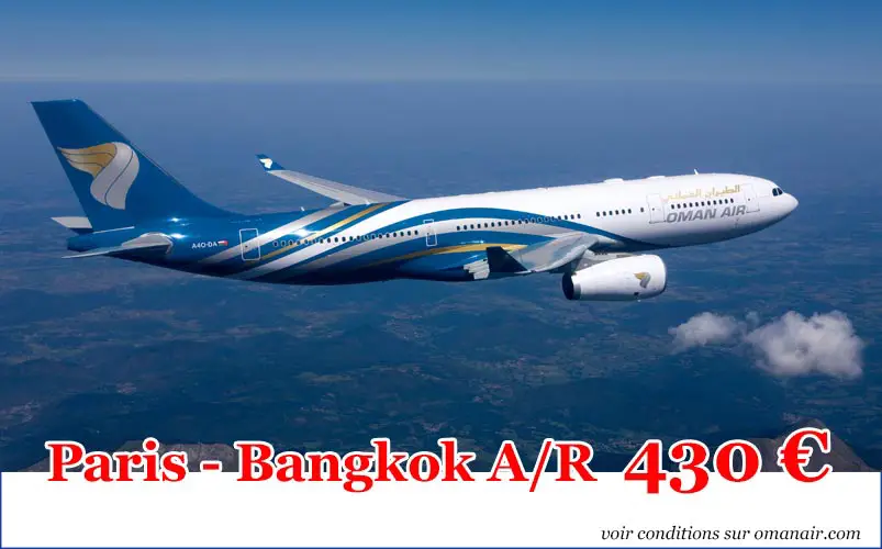 billet avion pas cher thailande