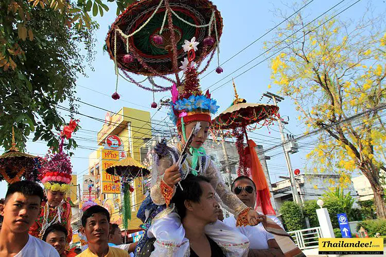 festival poy sang long thailande
