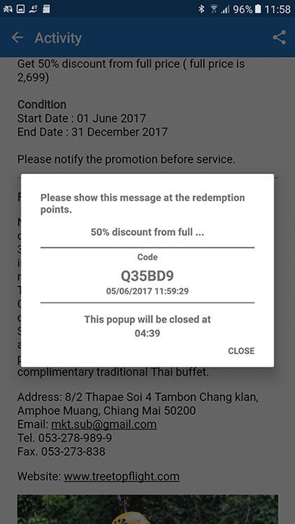 coupon reduction thailande