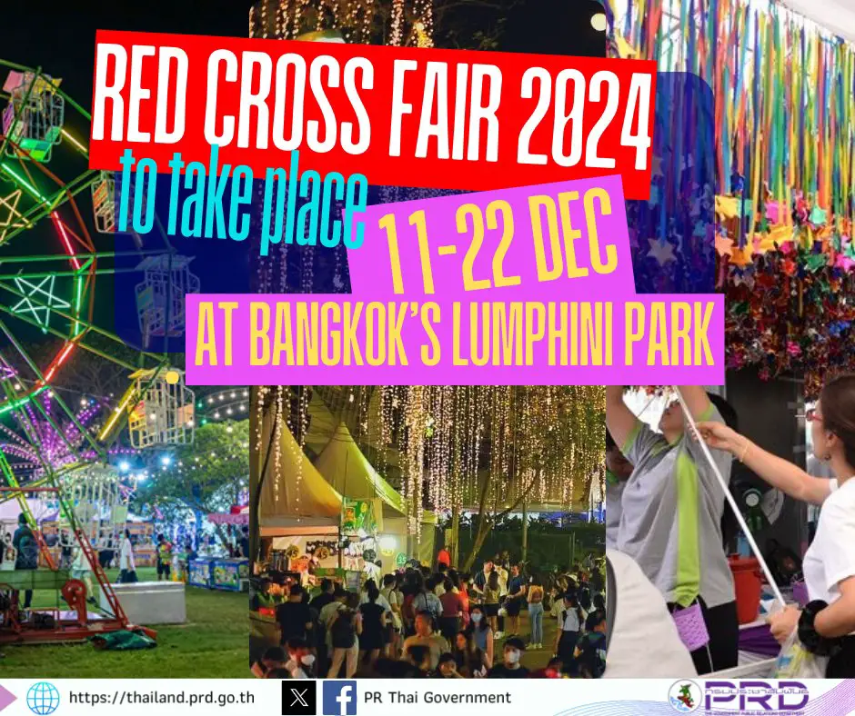 A ne pas rater en ce moment à Bangkok: Festival de la Croix-Rouge 2024 au parc Lumphini