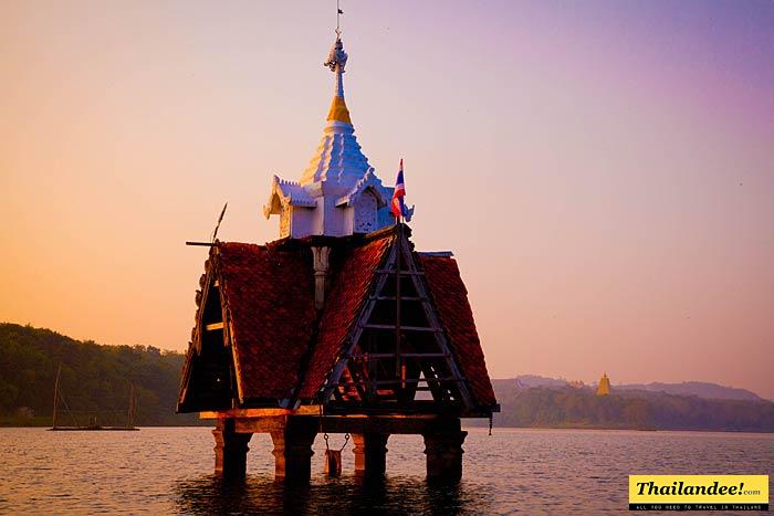 sunken temple Sangkhlaburi