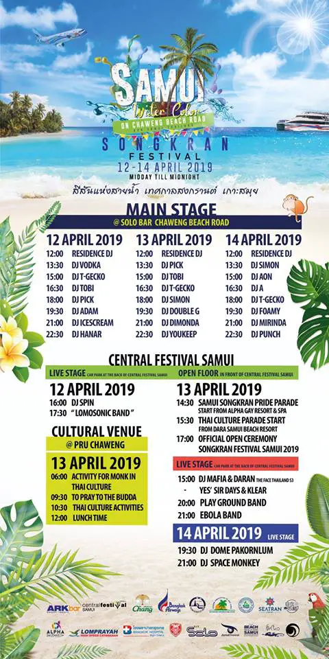 programme songkran 2019 koh samui