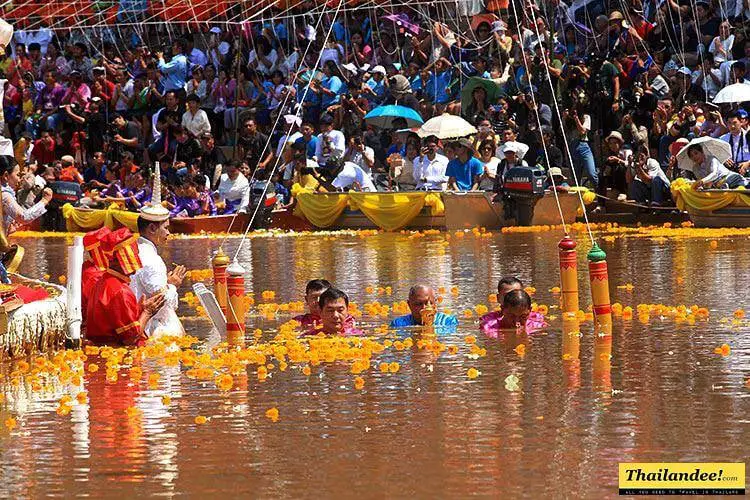 um phra dam nam festival phetchabun thailand