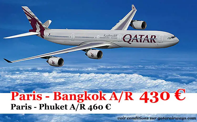 vol-pas-cher-bangkok-qatar-airways