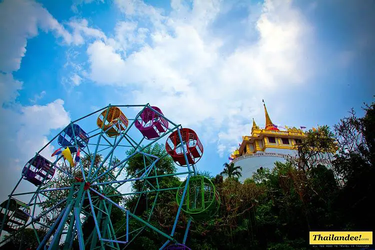 wat saket temple fair