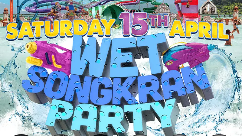 wet songkran party