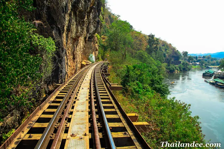 kanchanaburi: erawan waterfalls, death railway and river kwai bridge