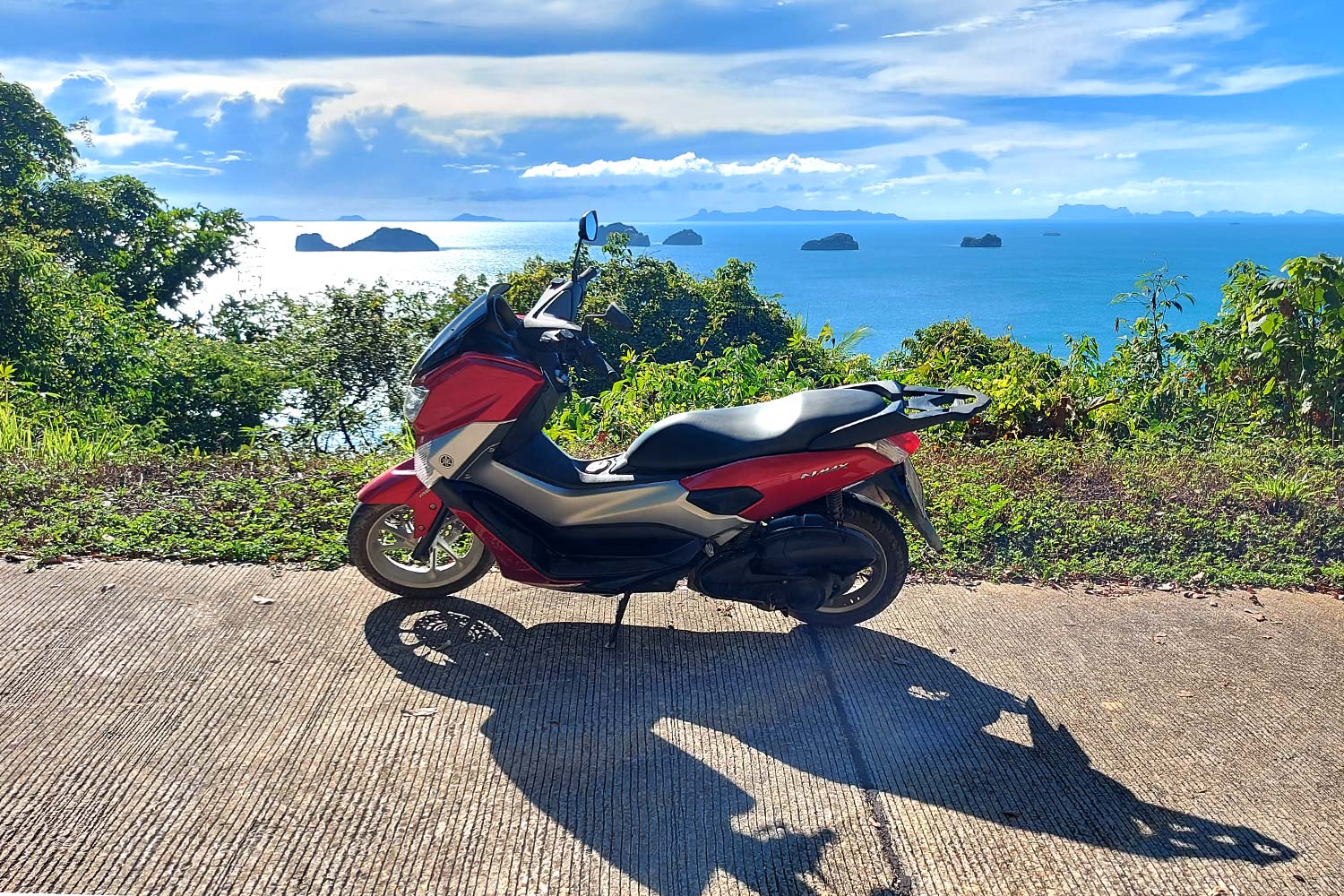 location de scooter en Thaïlande