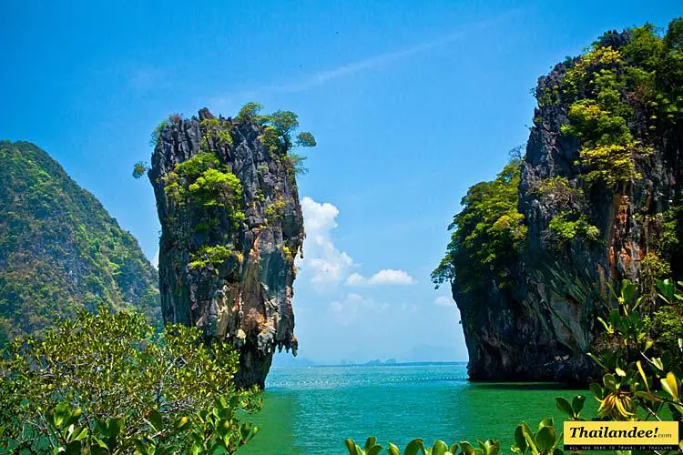 visite de la baie de phang nga au départ de khao lak