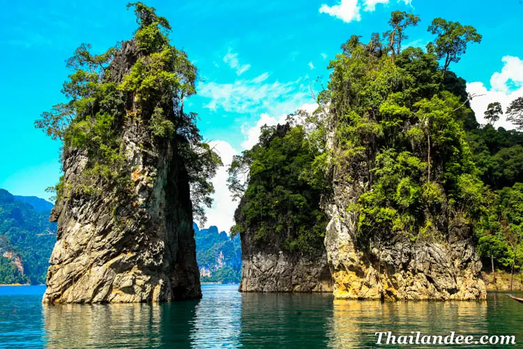 khao sok 2 jours / 1 nuit: temple perché et piscine naturelle et lac de chiew larn