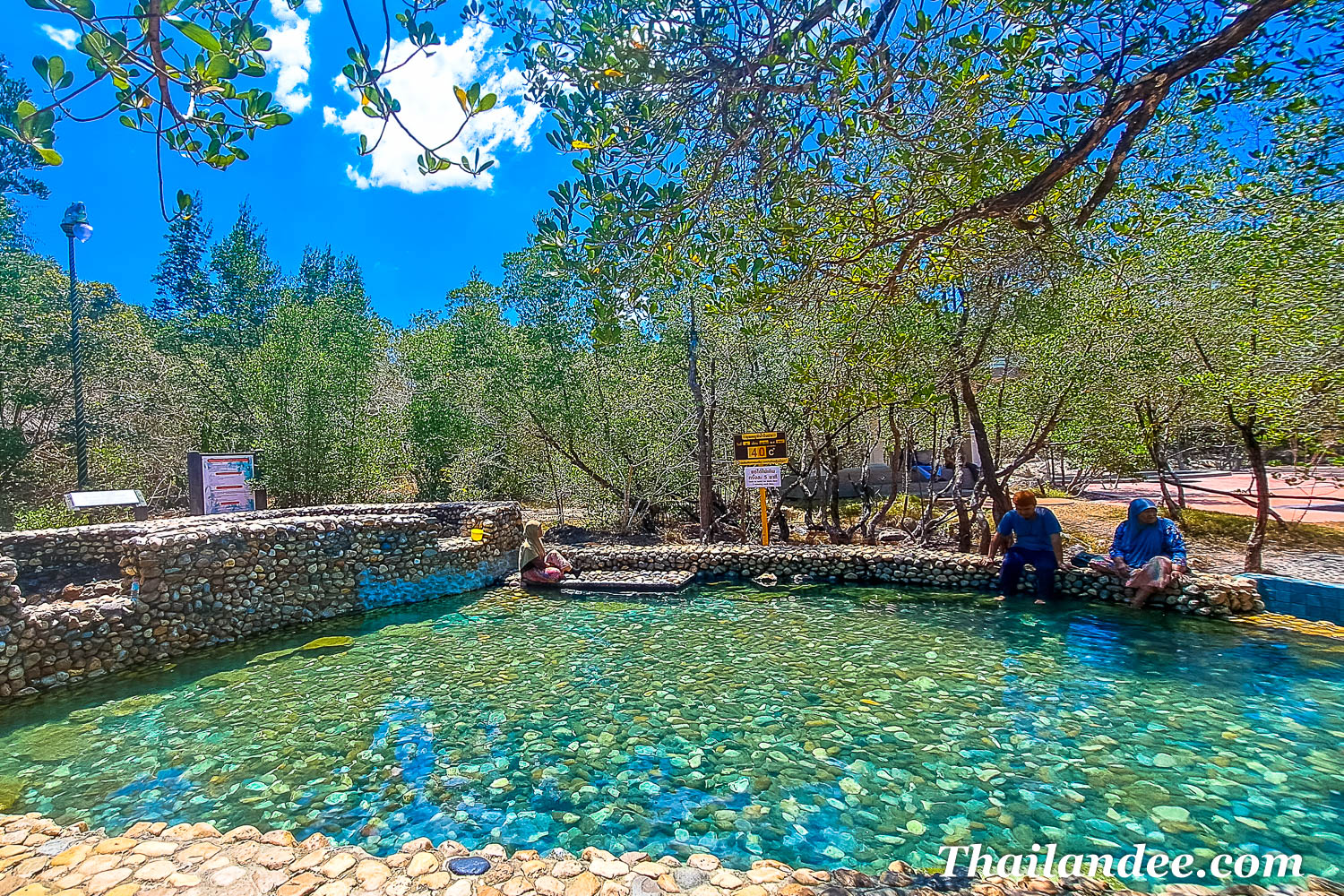 Visit Saline Hot Spring Khlong Thom in Krabi